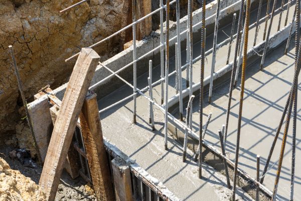 Concrete Footing Pouring in Vacaville