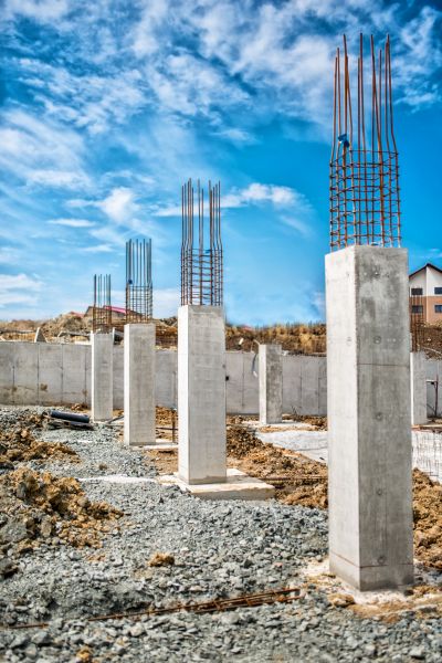 Concrete Footer Pouring in Vacaville
