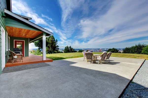 Backyard Concrete Paving in Vacaville