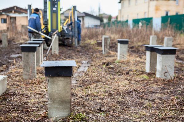 Concrete Piling Installation in Vacaville
