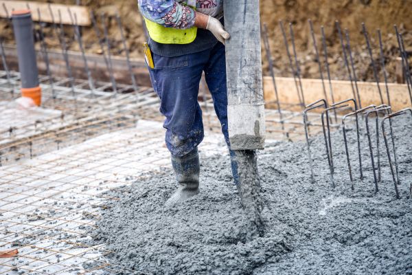 Cabin Foundation Pouring in Vacaville