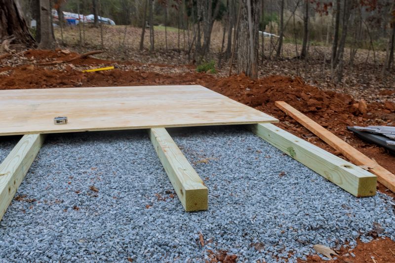 Cabin Foundation Pouring