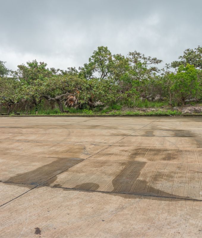 Concrete Lot Installation