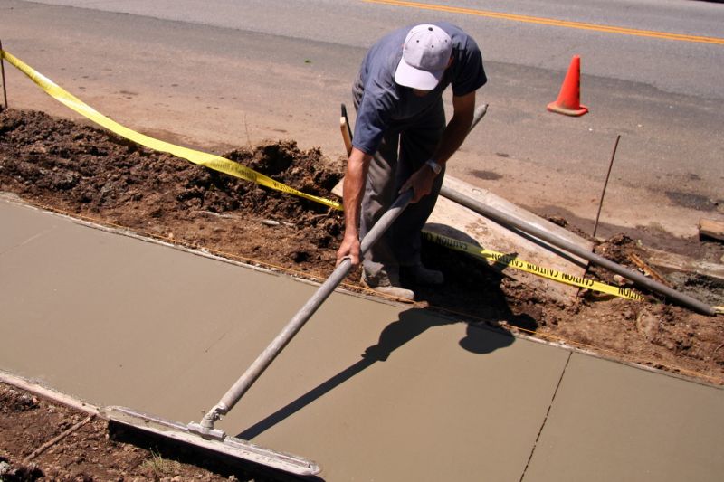 Sidewalk Construction detail