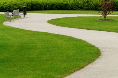 Walkway Curb Installation
